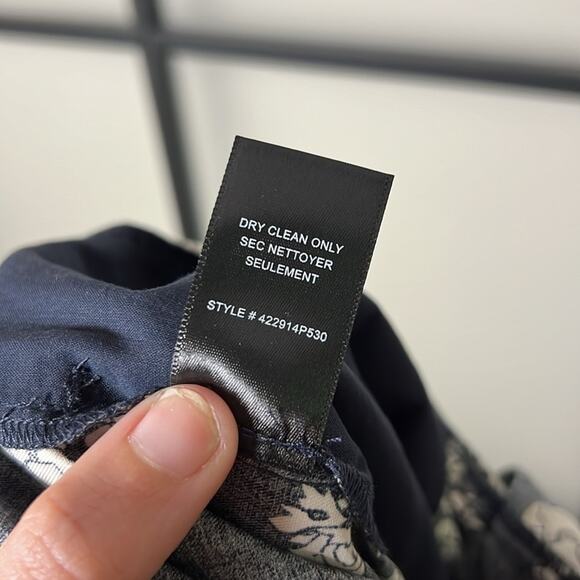 NWT Rebecca Taylor Gab Floral Print Tie Waist Wide Leg Cotton Jumpsuit Size 2 - Picture 13 of 13